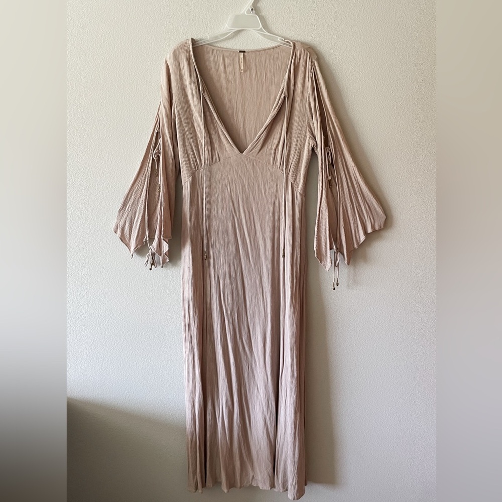 Free People Mauve Midi Dress size M